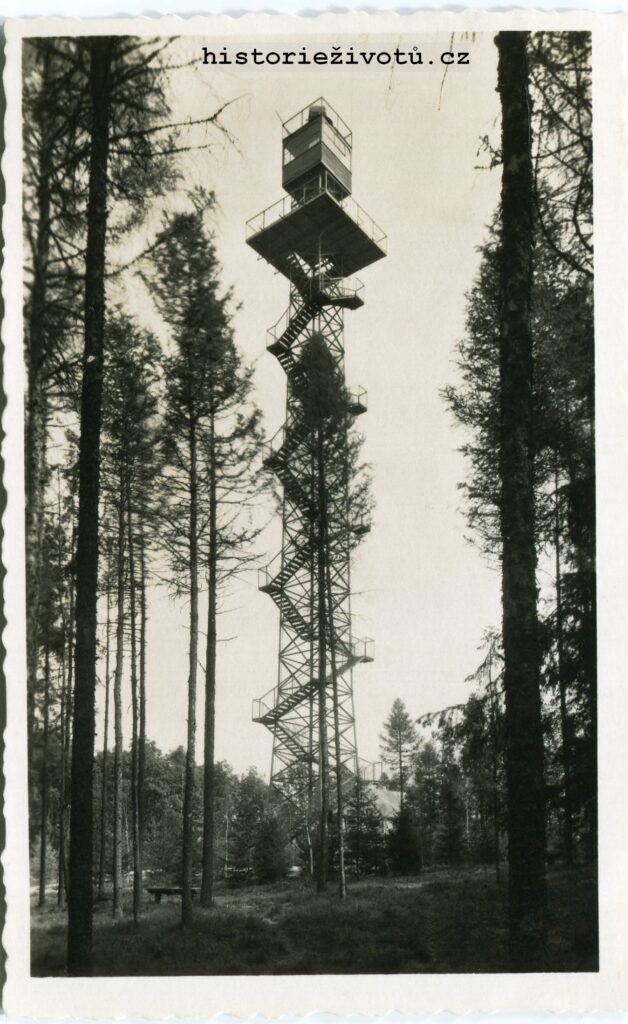 Zlín Rozhledna a letecký maják 1936