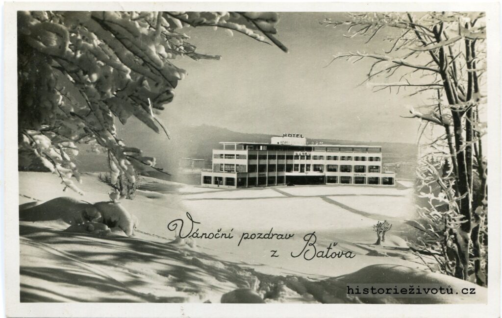 Vánoční poozdrav z Baťova 1939